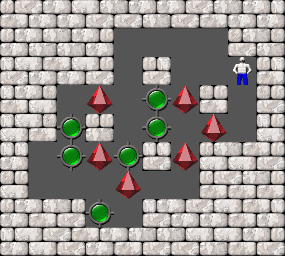 Sokoban Bugs Collection 97 level 21